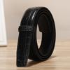 2,8 cm não-líder couro cinto cabeça camada couro de vaca pino fivela perfurada cinto para venda única perfuração suave fivela cinto