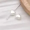 Perla de Imitación ABS Blanco Crudo Lazo Cruzado Estrella de Cinco Puntas Pulsera Hecha a Mano DIY Pendientes Accesorios de Joyería con Cuentas