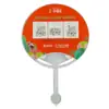 Leques Redondos de Plástico Personalizados com Impressão de Logo, Leques de Brinde para Eventos Corporativos, Leques para Promoção de Matrículas, Leques de Torcida