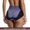 Calcinha modeladora popular de cintura média-alta com controle abdominal, sem costura, para mulheres, com fundo antibacteriano de grafeno, cueca feminina elástica que levanta o bumbum