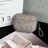 Nova textura de grão de madeira adequada para capa de fone de ouvido AirPods Pro 3, couro sintético PU, universal para a nova 4ª geração, capa rígida de PC, estilo executivo