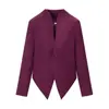 Atacado de Roupas Femininas BZL 2026 Outono Novo Estilo Temperamento Slim-fitting Mostra Fino Alto Padrão Gola Alta Jaqueta de Terno