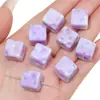 Contas em Cubo de Queijo Feitas à Mão DIY Contas Soltas Acrílico Contas para Corrente de Celular Contas Espaçadoras Pingentes Coloridos Acessórios de Joias