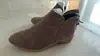 Botas Femininas de Inverno e Verão para Comércio Exterior Tamanho Grande Estilo Britânico Cor Sólida Bico Fino Zíper Traseiro Casual Salto Baixo Salto Bloco para Mulheres