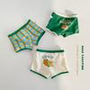 Roupa íntima infantil N103 peça única entrega primavera urso de desenho animado triângulo roupinha de bebê algodão puro boxer cueca infantil masculina