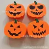 Posavasos de Fieltro de Calabaza para Halloween Naranja Antideslizante Resistente al Calor Posavasos para Bebidas de Monstruos Decoración Divertida para Fiesta Mantel para Mesa de Comedor