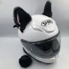 Casco de Esquí Decoración de Orejas de Gato Accesorios Lindos Personalizados Cubierta para Casco de Patineta Motocicleta Motocicleta Eléctrica Universal