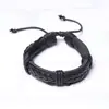 Origem Transfronteiriça mais vendida original coreano estilo coreano joias de couro de vaca pulseira trançada de couro de vaca estilo coreano pulseira de casal