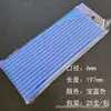 Em estoque Cor Sólida Palito de Papel Descartável Ecológico Degradável Cor Espessado Papel Café Fino Palito Pequeno Atacado