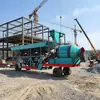 Planta de Mezcla de Concreto Móvil, Tambor, Mezcladora Móvil Pequeña, Obra de Construcción 2000L Envío Gratis
