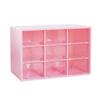 Caja de almacenamiento Jiugongge, mesa de clasificación, joyero, cajón transparente para accesorios para el cabello, joyero de escritorio