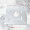 Regla multifuncional para desagüe de piso, herramienta universal en forma de U de acero inoxidable para ayudar a fontaneros y alicatadores en la colocación de azulejos y el marcado de agujeros para desagües de piso.
