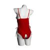 Lemon Story Conejita Sexy Ropa Interior Sexy Rojo Tentación de Año Nuevo Ropa de Navidad Pasión en la Cama Uniforme Traje