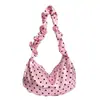 Bolsa de Satín Nube Nueva Primavera 2026 para Mujer Estilo Coreano Estilo Perezoso Bolso Cruzado Bolso de Hombro Plegado Casual