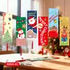 Decoración Navideña Tarjeta Colgante Nochebuena Guardería Escaparate Escena Atmósfera Diseño Tela de Fondo Decoración Suministros