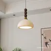 Luminária Pendente de Cabeceira LED Vintage Estilo Sul-Asiático para Quarto, Luminária Criativa Retro Wabi-Sabi para Entrada Corredor