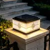 Luminárias Solares de Poste Luzes Solares para Pilares de Portão de Villa Luzes Solares para Pilares de Muro de Pátio Externo Luzes Solares para Pilares de Cerca de Pátio