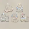 Nuevos Accesorios Acrílicos de Cachorro West Highland Doble Capa Coloridos Lazo Gota de Agua Joyería Materiales Hechos a Mano DIY