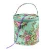 Bolsa Transfronteriza para Almacenamiento de Hilo, Bolsa Cubo Pequeña para Almacenamiento de Lana, Almacenamiento Portátil para Herramientas de Tejido, Cierre con Cremallera con Orificios, No se Atasca