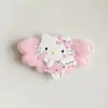 Nuevos Accesorios de Alas de Peluche del Gato Kt Azul y Rosa para Otoño e Invierno Materiales Hechos a Mano DIY Pasador Tocado Decoración para Funda de Teléfono Móvil