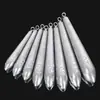 Chumbada de Chumbo em Forma de Folha para Arremessos de Longa Distância para Pesca Marítima, Chumbada de Chumbo em Forma de Gota, Chumbada de Chumbo com Peso Total e Argola, Acessórios de Pesca, Chumbada de Chumbo em Tira Longa