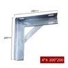 Soporte Triangular de Acero de Ángulo Fijo para Tubería, Soporte para Gas Natural Galvanizado en Caliente con Recubrimiento en Polvo, Soporte de Ángulo de Hierro