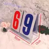 Marcador Vertical Pequeño abatible para Puntuaciones de Equipo en Juegos de Pelota, Tarjeta abatible de Acrílico para Contar Puntuaciones de Tenis de Mesa de Tres Dígitos