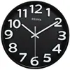 Reloj de Pared para el Hogar Sala de Estar Reloj de Pared Silencioso Reloj Creativo Reloj de Dibujos Animados para Niños Dormitorio Reloj de Cuarzo Moderno Minimalista