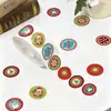 500 Pegatinas/Rollo Amazon Rollo Navideño Pegatinas Navideñas Empaquetadas en Rollo Decoración de Regalo Pegatinas Adhesivas Navideñas Pegatinas de Sellado