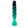 Fibra química de tres colores, cuatro colores, cinco colores, degradado, seda de alta temperatura, trenza grande, trenza jumbo, trenza burbuja, material para trenzas de cabello