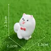 Figuritas de cachorros Pomerania y Dóberman Lindos para Paisajes en Miniatura, Adornos de Decoración para Jardín DIY, Adornos Pequeños de Escritorio