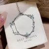 Pulsera Ajustable Flor de Circonita Super Brillante, Lujo Ligero, Moda de Gama Alta, Diseño Simple, Joyería Única para Mujer