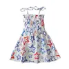 Vestido Ajustado de Verano sin Mangas con Tirantes Estampado de Estrellas para Niñas Ropa Infantil ins