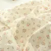 Patrón de Rayas Caladas Algodón Puro Estilo Coreano Fresco Tela Grado A para Cortinas de Madre y Bebé, Camisas y Vestidos