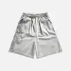 Moda Casual Y2K High Street Retro Americano Punk Estilo Oscuro Gótico Vintage Conjunto de Chaleco y Shorts