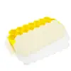 Bandeja de cubitos de hielo de verano, bandeja de hielo cuadrada de silicona con tapa, máquina de hielo multicolor, molde casero de grado alimenticio para cubitos de hielo