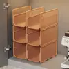 Estante de Almacenamiento para Papel Film, Organizador de Compartimentos para Gabinete, Estante de Almacenamiento Dentro de la Puerta del Gabinete, Suministros de Cocina, Solución de Almacenamiento sin Taladro