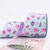 Cinta de Poliéster Mate Totalmente Doble Cara de 38 mm Cinta para Manualidades Hechas a Mano Transferencia de Calor Regalo Empaque de Flores Ropa Sombrero de Paja Cinta