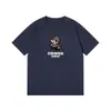 Camiseta de Verano para Mujer 230g Holgada 100% Algodón Estampada Manga Corta al por Mayor Casual de Algodón Manga Media Top para Mujer