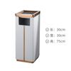 Cubo de Cenizas de Venta Caliente Vestíbulo de Hotel Papelera de Acero Inoxidable de Alta Gama con Cenicero Pasillo de Empresa Entrada de Ascensor Comercial