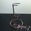 Columna de Cristal Vara de Amatista Cruda Forma de Columna Mineral Etiqueta Exhibidor Soporte Fijo Base