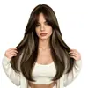 AliExpress nuevo postizo transfronterizo para mujer para la parte superior de la cabeza, con mechas para cubrir el cabello gris, red de seda mate color rosa, envío directo disponible