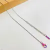 Acero inoxidable acero de titanio cadena cruzada en forma de O venta al por mayor directa de fábrica explosión simple Joker chapado en oro de 18k diy