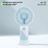 Ventilador Recargable Mini USB Transfronterizo Regalo Estudiante Tres Velocidades Viento Alto Portátil para Exteriores de Escritorio de Mano Pequeño