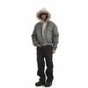Comercio Exterior Nicho Estilo Retro Estéreo Plisado Gris Táctico Cortavientos Nylon Montañismo al Aire Libre Pantalones Casuales