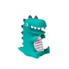 Día del Niño Decoración de Pastel para Hornear Plugin Monstruo Pequeño Dinosaurio Verde Dibujo Animado Lindo Cumpleaños Vestido Celebridad de Internet