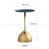 Luz Luxo Mesa Lateral Simples Nórdica Moderna Internet Famosa Varanda Sofá Armário Lateral Mini Mesa Redonda Pequena Mesa de Centro Mesa de Canto Mesa de cabeceira