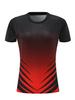 Uniformes de Badminton Masculinos e Femininos para Atividades ao Ar Livre no Atacado Extremamente Rápidos, Secagem Rápida, Respiráveis, Manga Curta, Uniformes de Tênis de Mesa, Tops para Treino Esportivo e Competição
