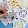 Notas Adhesivas de Kuromi, Kt Cat y Cinnamoroll, Lindos Bloc de Notas Sanrio para Estudiantes, Notas Adhesivas Desprendibles, Bloc de Notas