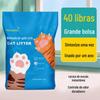 Areia de Gato Tofu Deodorização e Sem Poeira 40kg Deodorização e 20kg Frete Sacos Grandes de Suprimentos para Gatos
